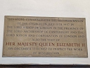 Queen Elizabeth II - Henry Campbell Lord Bishop of London - Geoffrey Fisher Archbishop of Canterbury - Cullum Welch Lord Mayor (id=7281)